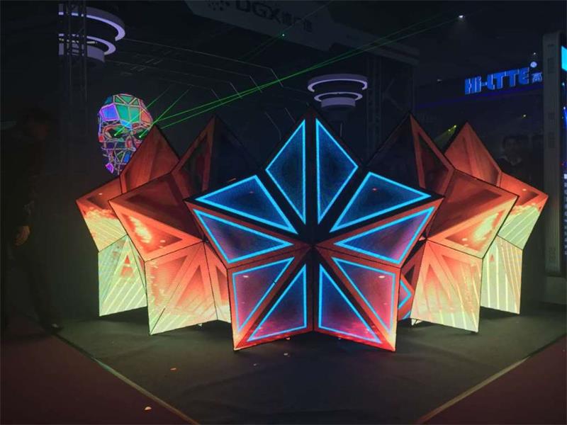 LED五角星屏應用案例